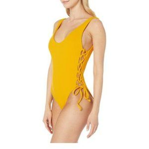 Gold Fusion Eberjey One Piece Bathing Suit Size L